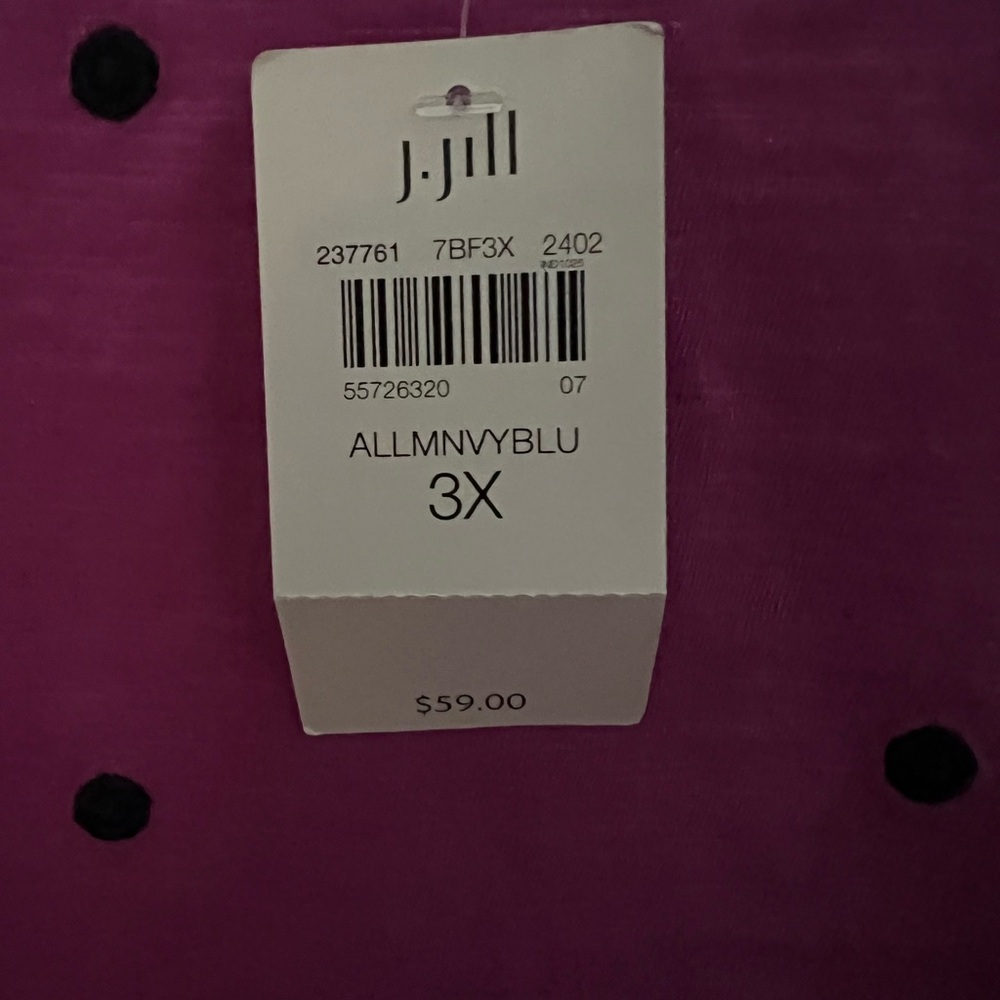J. Jill Vibrant Magenta Blouse